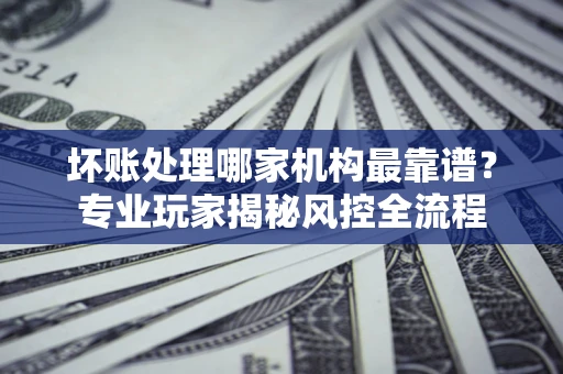 济南坏账处理哪家机构最靠谱？专业玩家揭秘风控全流程