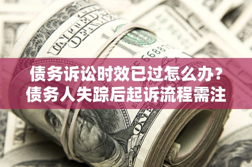 济南债务诉讼时效已过怎么办？债务人失踪后起诉流程需注意什么？