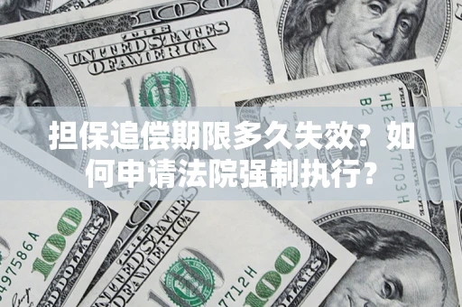 济南担保追偿期限多久失效？如何申请法院强制执行？