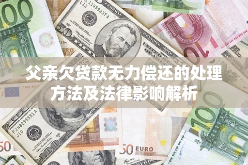 济南父亲欠贷款无力偿还的处理方法及法律影响解析