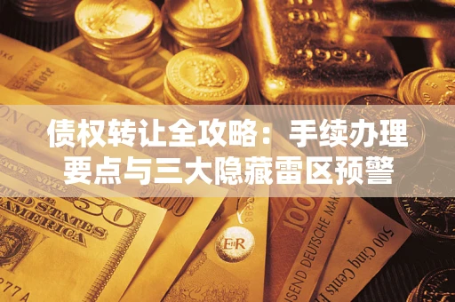 济南债权转让全攻略：手续办理要点与三大隐藏雷区预警