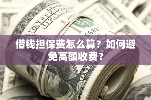 济南借钱担保费怎么算？如何避免高额收费？